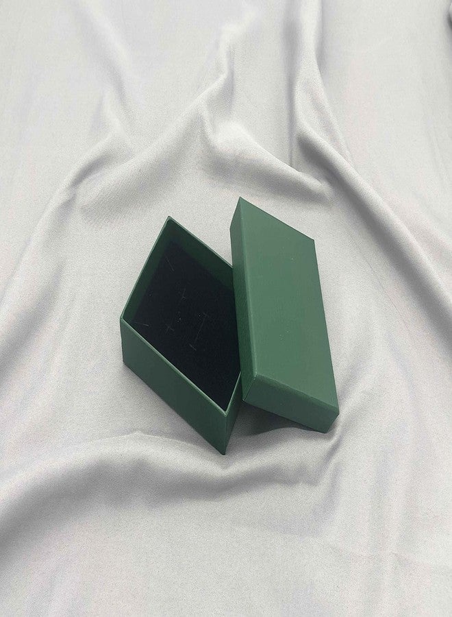 HomeImpel 20 Packs Cardboard Paper Jewelry Boxes, 3.54 x 2.76 x 1.18 Inches, Rectangle Jewelry Boxes Cotton Filled, Earring Pendant Necklace Gift Boxes (Green) - Image 5